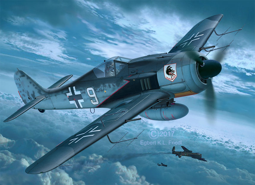 03926 Focke_Wulf_Fw190_A8_Nightfighter Drawing