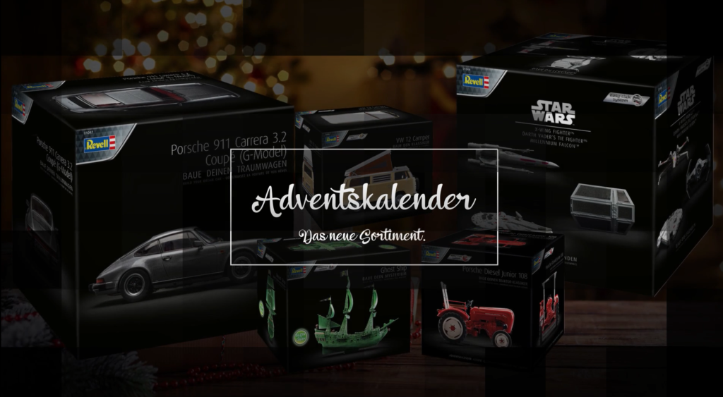 Revell Adventskalender Sortiment 2022 Modellbau - 3D Puzzle - RC Modelle
