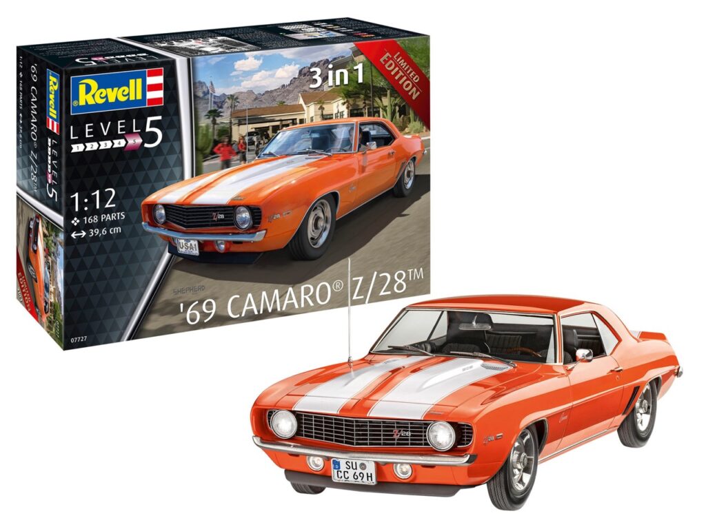 Modellbausatz Model Kit Packshot Chevy Camaro Z-28 525507