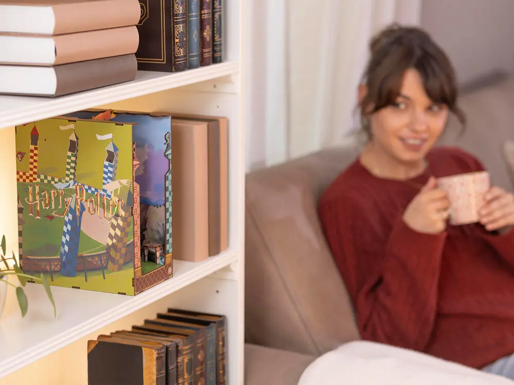 Harry Potter Quidditch BookNook mit Familie Modellbau basteln