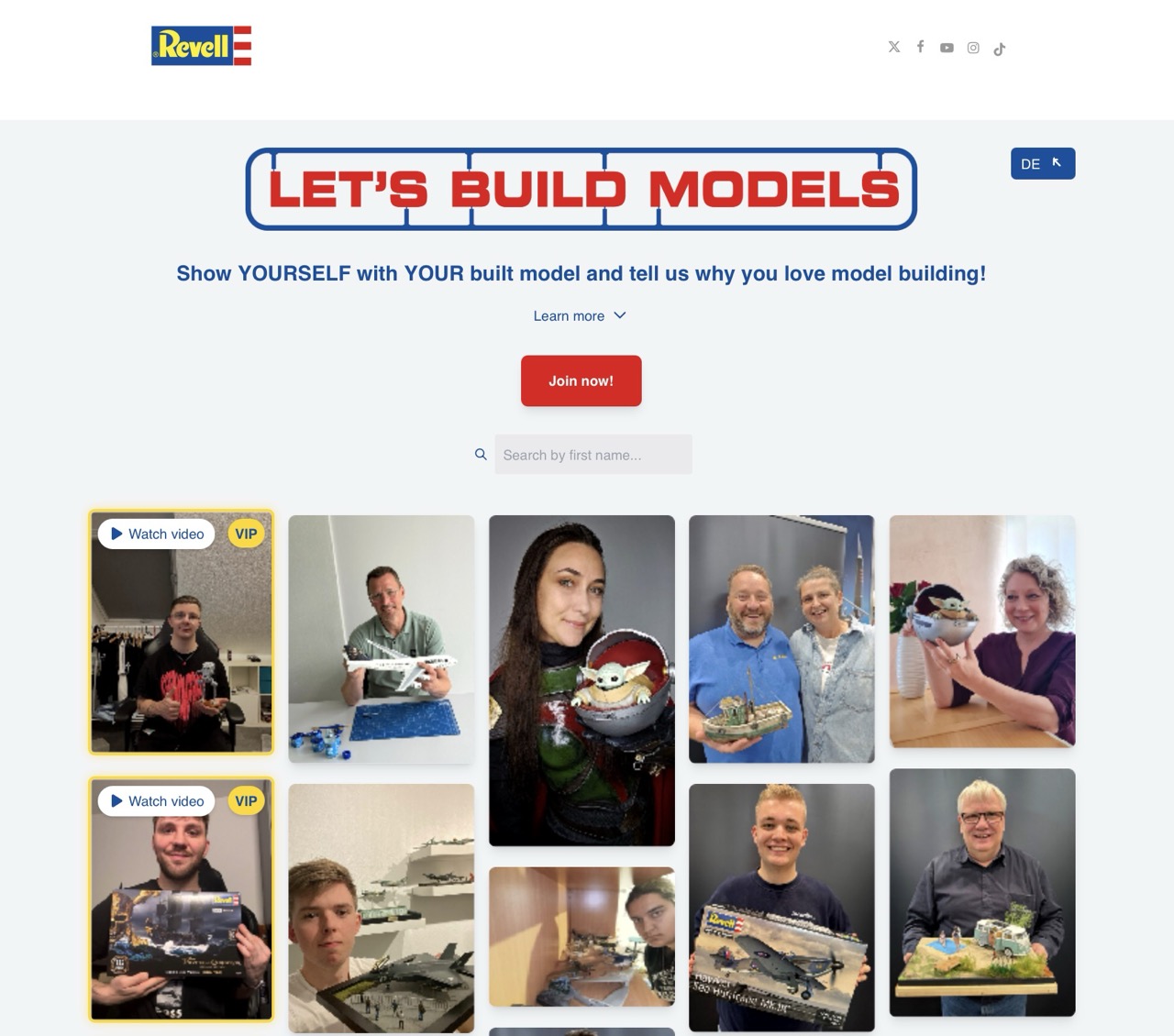 Revell Kampagne Lets Build Models