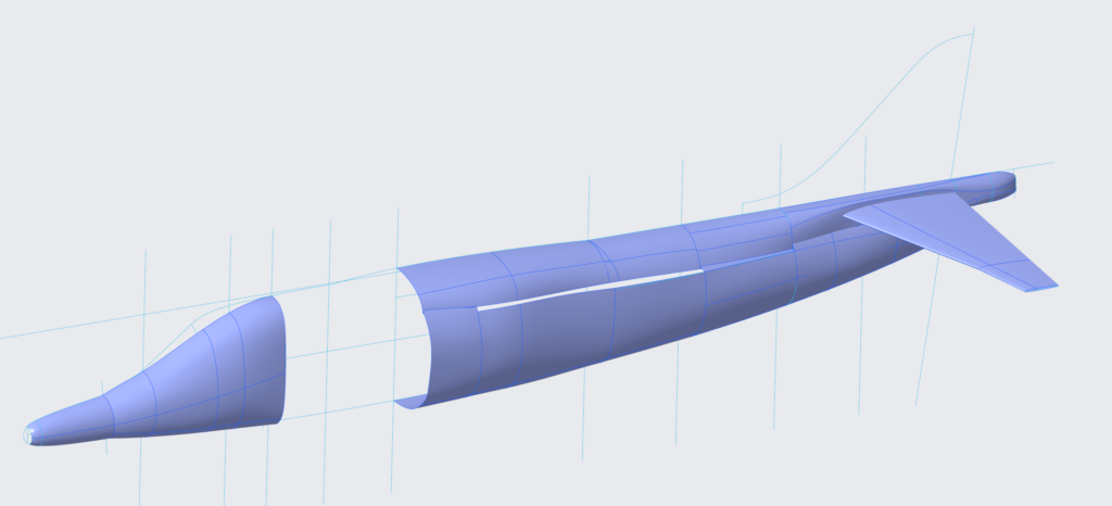 Figure 1 : Initial Skeleton model