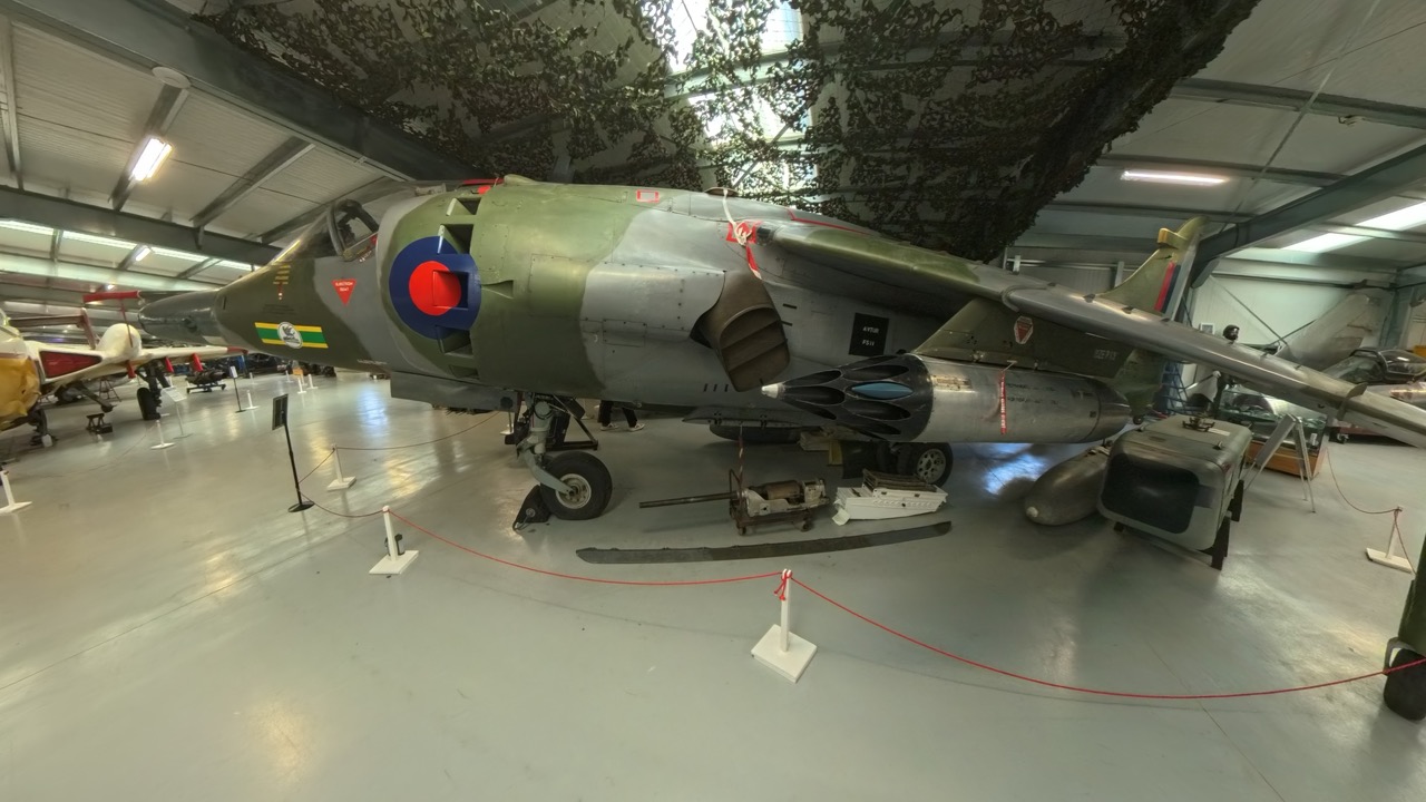 Figure 6 : Harrier GR.3 at Gatwick Aviation Museum.