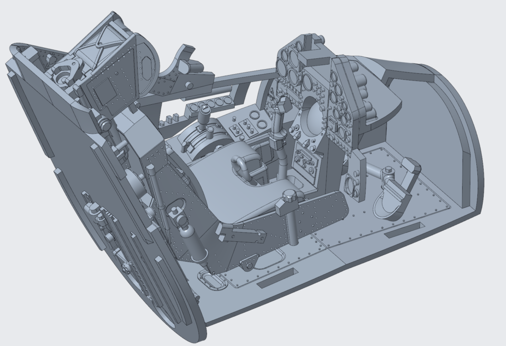 Abbildung 5: Aktueller Stand des Cockpits.