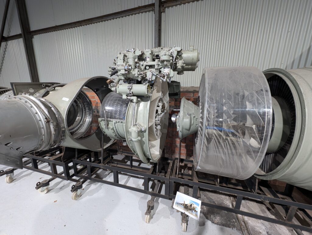 Figure 14: Disassembled early Pegasus engine on display at Aerospace Bristol, featuring the early generators as on the Pegasus Mk.101.