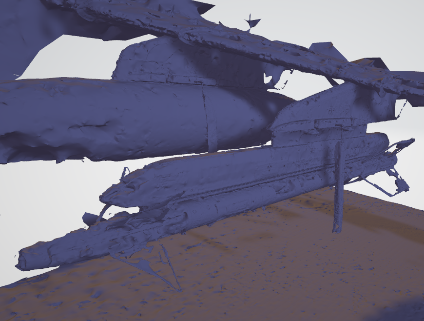 Figure 16: LAU-8 and AIM-9L photogrammetry scan; we also have a scan of an LAU-7 adapter thankfully!