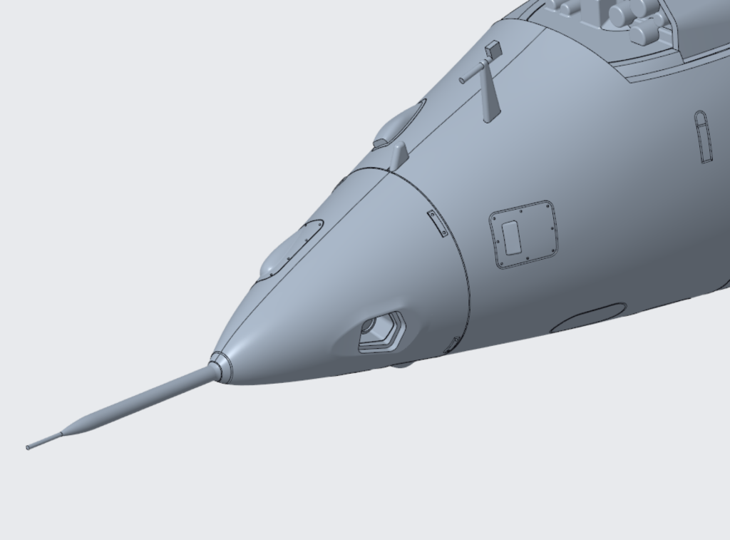 Figure 4: GR.1 nose cone, I personally prefer the look of this compared to the GR.3, what do you think?